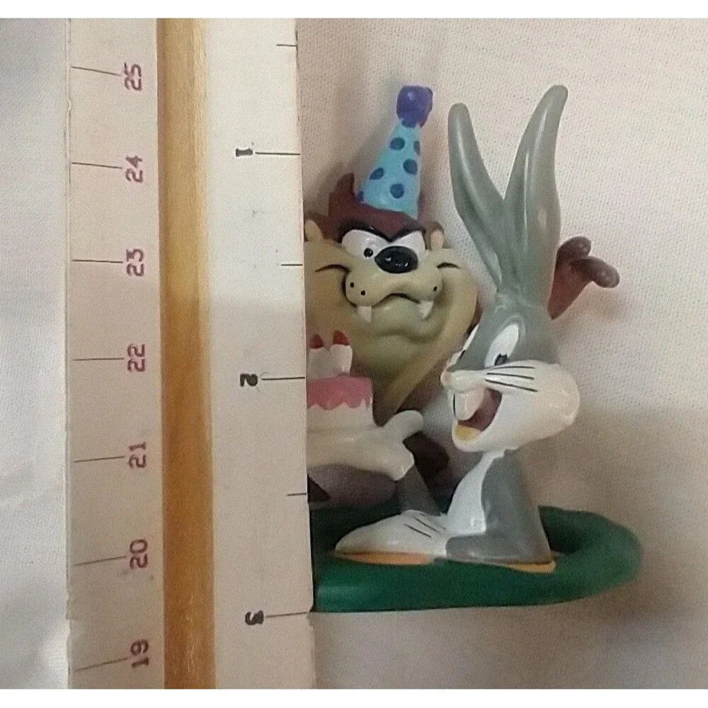 Taz Bugs Bunny 1995 Vintage Birthday Cake Topper Collectible ( Retired )